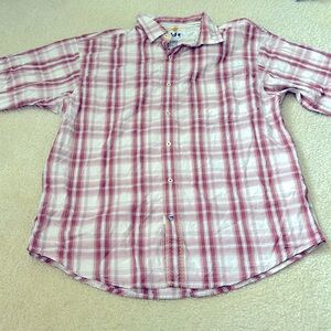 Nautica Jean Company men’s short sleeve button down shirt XL